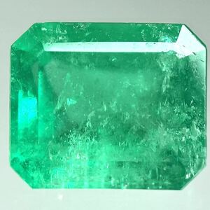 1.1ctUP!!［天然エメラルド1.108ct］A 約6.8×5.8mm ルース 裸石 ベリル beryl emerald 宝石 ジュエリー BJ1/BJ1 テDG0