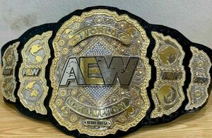 海外　限定品　送料込み　AEW World Champion Belt 　プロレス　チャンピオン　優勝　ベルト　高品質　レプリカ 2