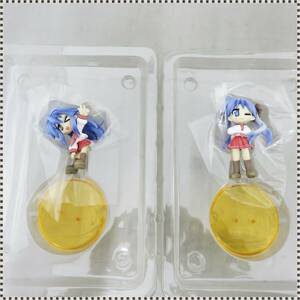 【 まとめ2点セット 】 らき☆すた おきらくBOX 泉こなた , 柊かがみ 同梱フィギュアのみ HA042118