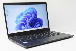 1円スタート ノートパソコン Windows11 東芝 dynabook G83 第8世代 Core i5 8250U SSD256GB メモリ8GB Windows10 カメラ 13.3インチ 薄型