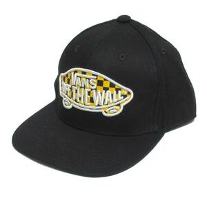 ■バンズ×ゲゲゲの鬼太郎 コラボ キャップ ブラック/イエロー 新品 フリーサイズ VANS 6PANEL CAP ゲゲゲのSK8 帽子