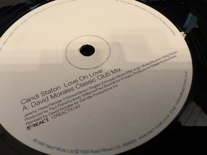 12”★Candi Staton / Love On Love / David Morales / Robbie Rivera / ヴォーカル / トライバル・ハウス！