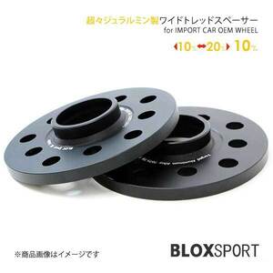 BLOX SPORT ワイドトレッドスペーサー (純正ホイール用) 10mm 5H 100/112 57.1φ 2枚セット アウディ フォルクスワーゲン アウディ