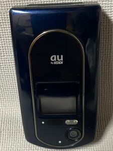 ガラケー 携帯　au　KDDI　SONY　A1402SⅡ　ネイビー　紺色　◆ジャンク　動作未確認　本体のみ　付属品無し