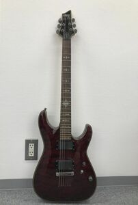 E222-SG2-256 Schecter シェクター エレキギター W12050094 6弦 楽器 レッド系 ※音出し確認済み