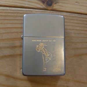 ★即決！激レア品 ヴィンテージ ビンテージ 入手困難 ZIPPO ジッポー 1987年製 Windy WIND PROOF LIGHTER 1932 1987年製 オイルライター★