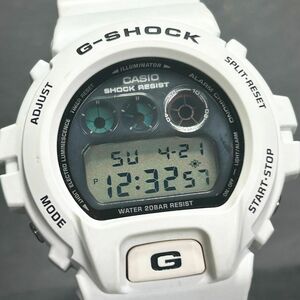 海外モデル 良品 CASIO カシオ G-SHOCK ジーショック DW-6900FS-8 腕時計 クオーツ デジタル 多機能 ホワイトグレー メンズ 動作確認済み