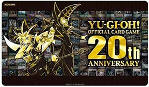 値下 遊戯王 20th ANNIVERSARY SET 付属 デュエルフィールド 武藤遊戯 & ブラックマジシャン 未開封品 特価即決 ラバーマット プレイマット