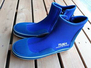 TUSA ダイビング 3ｍｍブーツ 23cm ブルー 青色 新品 未使用品 長期在庫 処分 素潜り スピア シュノーケル