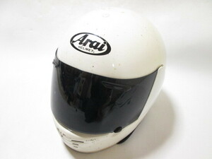 [ap1 HN8523] Arai アライ RAPIDE-LS ヘルメット ホワイト サイズ M 57-58㎝ 