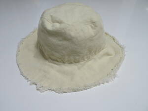 【送料無料】シンプルでお洒落なデザイン オフホワイト系色 バケットハット メンズ レディース スポーツキャップ ハット 帽子 1個