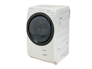 【動作保証】SHARP シャープ ES-S7E WL ドラム式 洗濯機 左開き 2020年製 訳有 楽 O8650823