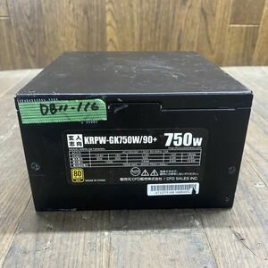 DB11-116 激安 PC 電源BOX 玄人志向 KRPW-GK750W/90+ 750W 電源ユニット 通電未確認 中古品