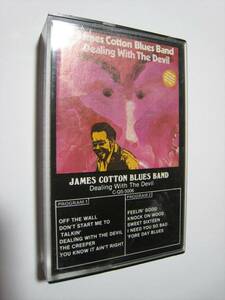 【カセットテープ】 JAMES COTTON BLUES BAND / DEALING WITH THE DEVIL US版 ジェイムス・コットン