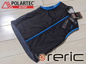 ◆新品 RERIC レリック PERTEX MICROLIGHT ポーラテックα インサレーションベスト メンズ M 定価18,700円 ブラック ランニング ジレ 中綿