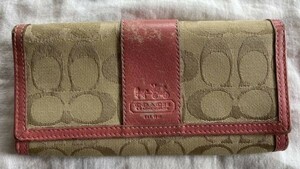 COACH 長財布 　コーチ　二つ折り　定番