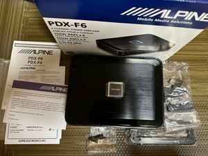 ★美品★ アルパイン ALPINE PDX-F6 150W×4chデジタルパワーアンプ