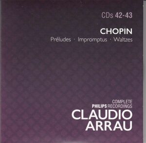 [2CD/Decca]ショパン:24の前奏曲Op.28&前奏曲嬰ハ短調Op.45&前奏曲変イ長調他/C.アラウ(p) 1973-1980