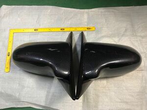 【送料込】国内在庫有 汎用品カーボン調レーシングミラー軽量ブルーレンズGTエアロバックミラー 検索ワード:シビックインテグラNSXタイプR