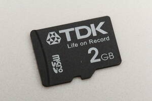 2GB microSDカード TDK