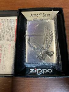 ジッポ zippo アーマー Armor イーグル 彫刻 2005年