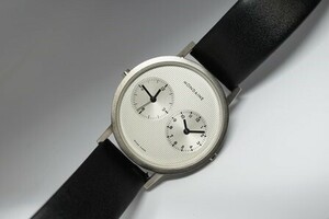 1円～ 希少モデル MONDAINE【モンディーン Dual Time】メンズ