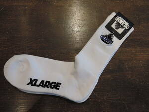 X-LARGE エクストララージ XLARGE OG EMBROIDERED SOCKS 白 ソックス 最新人気商品 送料\230~