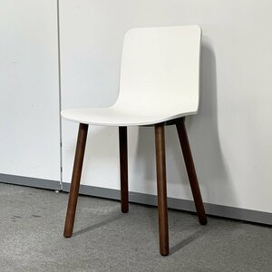 c◆【Vitra】HAL Wood/ハル ウッド チェア / ホワイト ジャスパー・モリソン ミーティングチェア ダイニングチェア