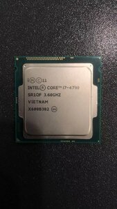 CPU インテル Intel Core I7-6700K プロセッサー 中古 動作未確認 ジャンク品 - A358