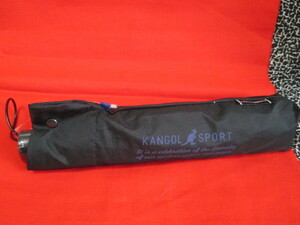 ★ KANGOL SPORT カンゴール　カンゴールスポーツ 折りたたみ傘　65㎝　黒　ブラック　イギリス　新品美品