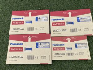 パナソニック Panasonic アルカリ乾電池 単一90本 単二30本 使用期限切れ まとめて、