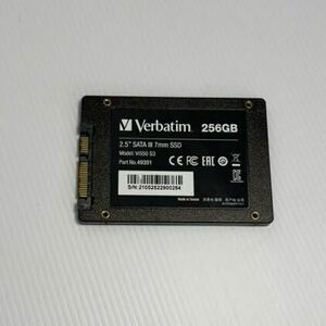 Verbatim SSD Vi550 S3 256GB (SATA3/2.5インチ/使用17時間)