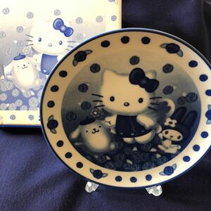 激レア非売品 サンリオ1999年製 ハローキティ&マイメロ&プリン 陶器製 飾り皿