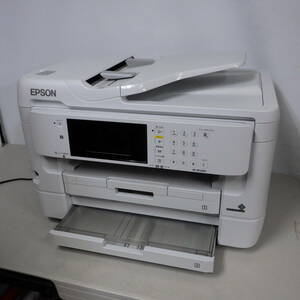 印刷枚数90枚以内　2019年製　中古 EPSON インクジェットプリンター ビジネスプリンター PX-M5081F エプソン コピー機 FAX複合機 現状品