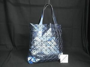 ■極美品■ BAO BAO ISSEY MIYAKE バオバオイッセイミヤケ PVC ショルダーバッグ トートバッグ ハンドバッグ 肩掛け ブルー系 AX1121