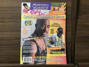 Right On Magazine 2pac Anniversary Issue November 1997年 ポスター付き　Tupac