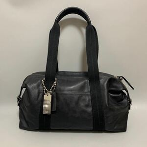 美品 COACH トンプソン 70491 ボストンバッグ ブラック