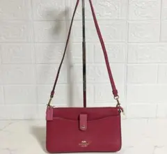 no21326 COACH コーチ 31864 レザー ショルダー ウォレット