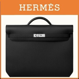 エルメス ケリーデペッシュ 36 エバーグレイン Y刻印 ブラック シルバー HERMES ビジネスバッグ ブリーフケース ケリー バーキン 40 35 32