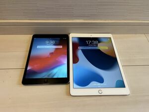 Appleアップル ipad A1567 16GB iPad mini 第2世代 A1489 16GB 2台セットWi-Fi モデル スペースグレイ 16GB