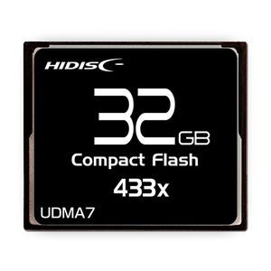 まとめ得 HIDISC CFカード 32GB 433x Read65MB/s MLCチップ搭載 HDCF32G433XJP3 x [2個] /l
