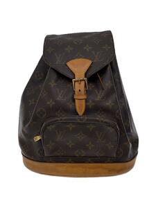 LOUIS VUITTON◆モンスリMM_モノグラム・キャンバス_BRW/PVC/BRW