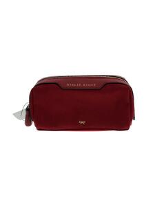 ANYA HINDMARCH◆ポーチ/ナイロン/RED/GIRLIE STUFF