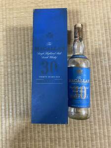 マッカラン30年ブルー空瓶
