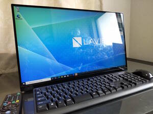 【2021年秋モデル】第10世代Core i7/超高速 M.2 SSD 1TB＋HDD 3TB/RAM 16GB★23.8型 LAVIE A23 #244c