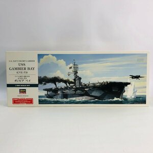 新品難あり ハセガワ 1/350 アメリカ海軍 護衛空母 CVE-73 ガンビア・ベイ 初回特典付き