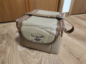 MiyaEnoch800 4speed CARRYING BAG■ミヤエポック電動リール収納ケースナイロンベージュショルダーバッグ釣り電動巻き取り純正品