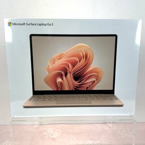 未使用 Microsoft Surface Laptop Go 3 Core i5/8GB RAM/256GB SSD Sandstone XK1-00015 送料無料【m2】12.4型 Windows11 メーカー保証付