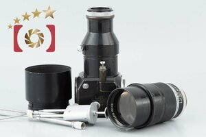 【中古】Leica ライカ TELYT 200mm f/4.5 + PLOOT VISOFLEX + ダブルレリーズ 希少品