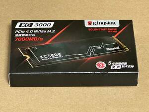 KINGSTON KC3000 新品 1TB 2280 SSD M.2 PCIe Gen4x4 NVMe 5年保証 送料無料 東京発送